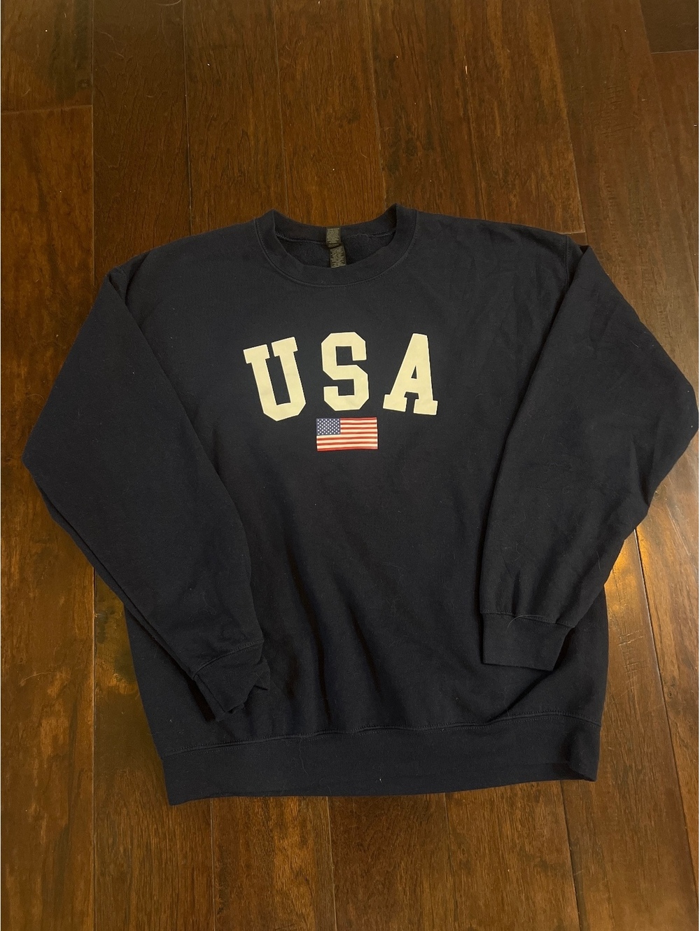 USA navy crewneck sweatshirt